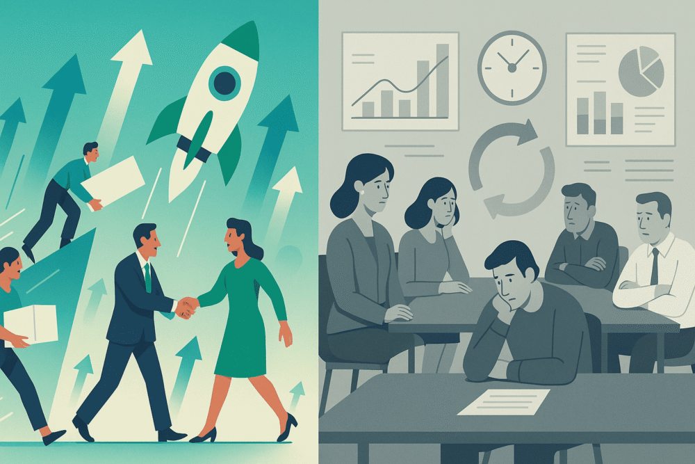 Le aziende che crescono mentre gli altri discutono