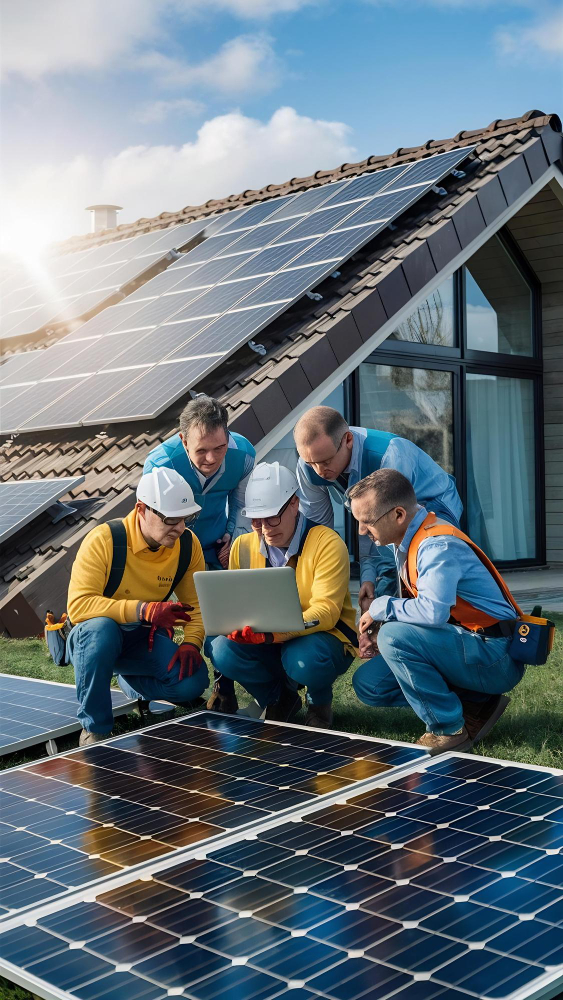 Sistema integrato fotovoltaico e accumulo Ecosinergie